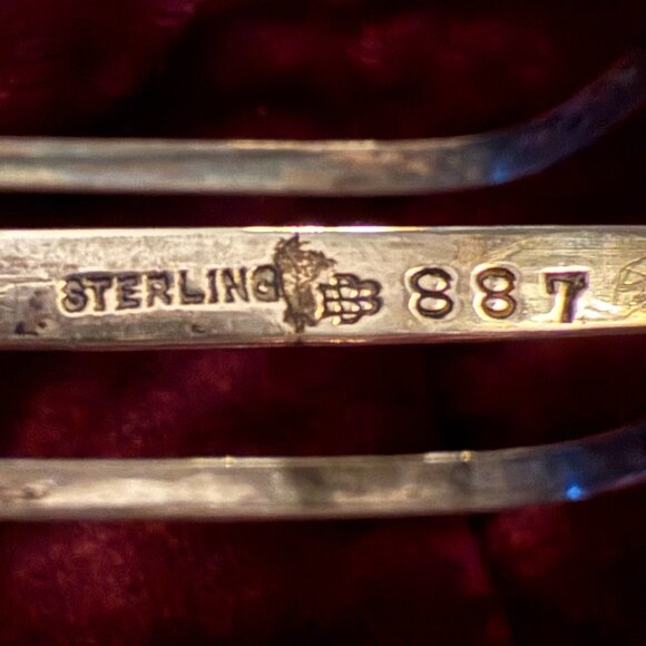 Sterling Silver Antique Toast Rack Processional Pattern Fine Arts International - Picture 12 of 12